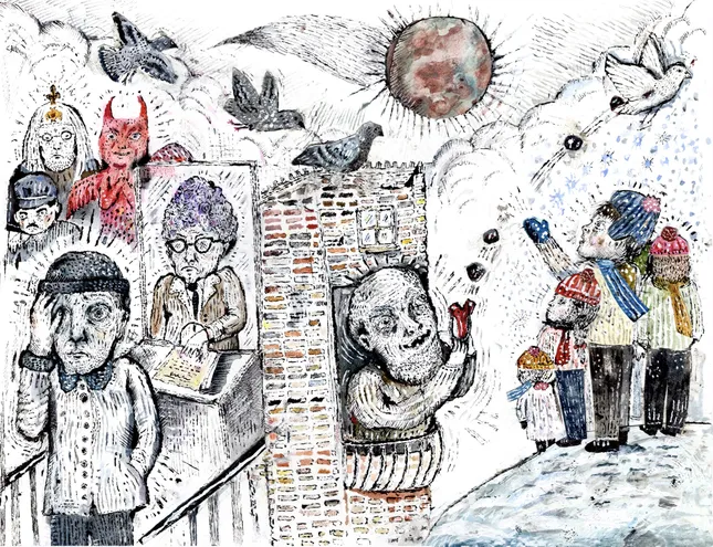 Baffler Illustration