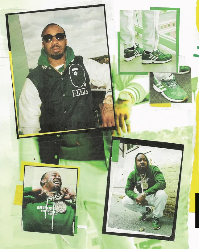 Benny the Butcher for Adidas x Undefeated x Bape