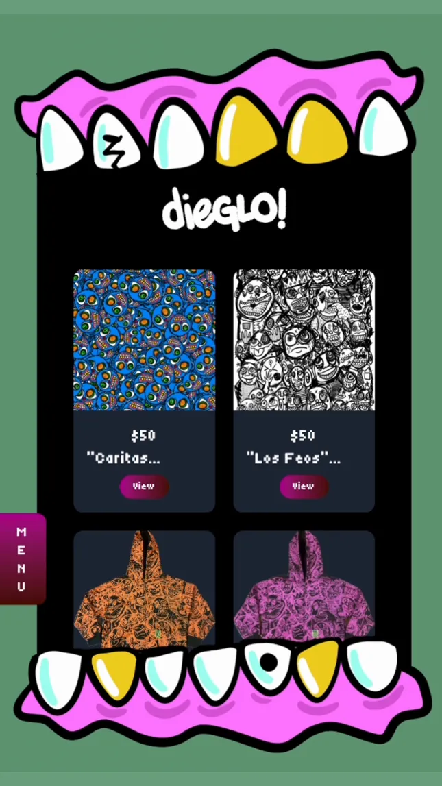 Custom Shopify for Dieglo