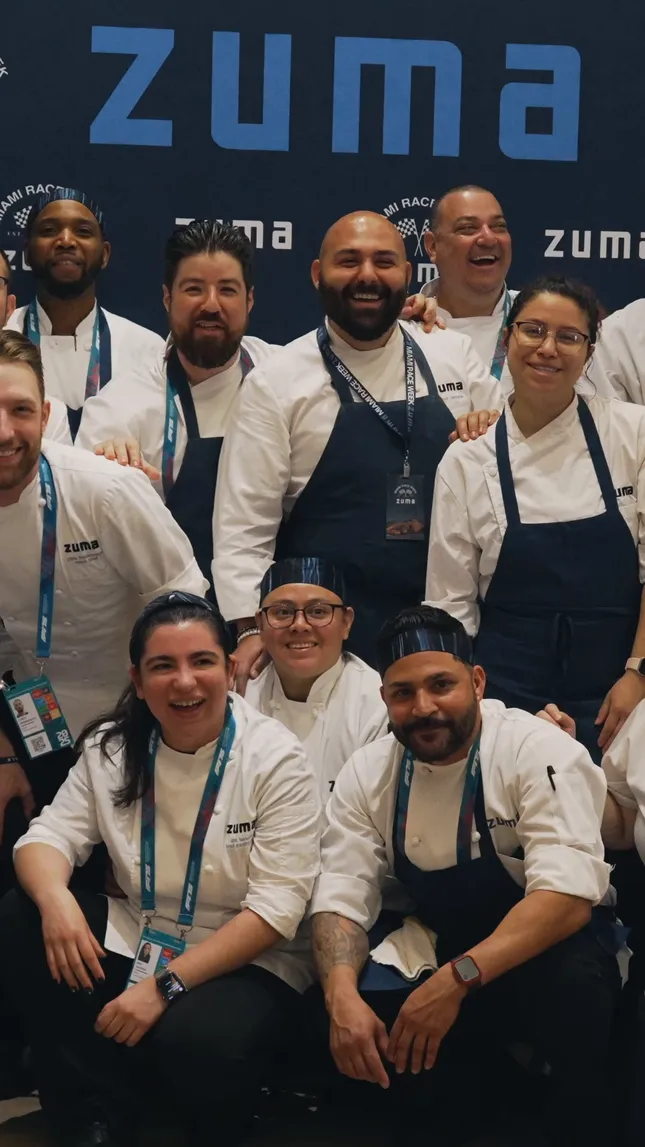 Zuma restaurant race week F1