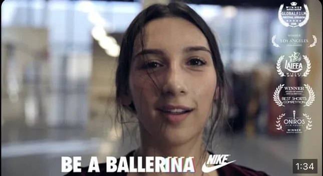 Nike “Be A Ballerina”