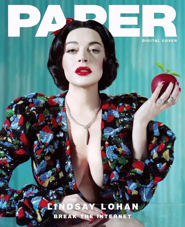 PAPER x Lindsay Lohan