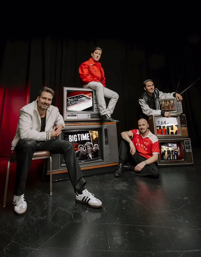 Big Time Rush World Tour Shoot