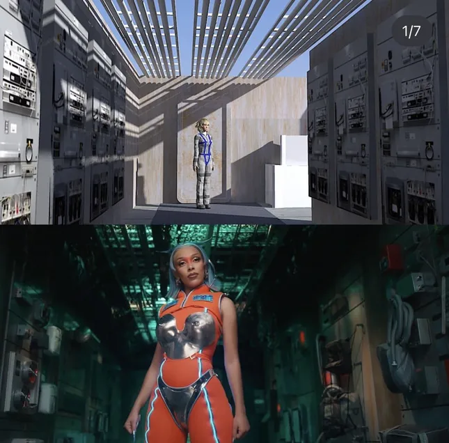 Doja Cat - “Get Into It (Yuh)” Alien Spaceship Set