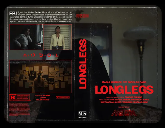 Longlegs | VHS Vintage Cover Art