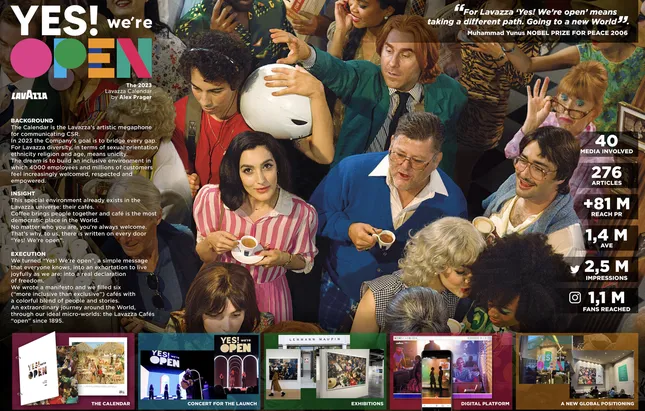Lavazza Calendar - Yes! We're Open