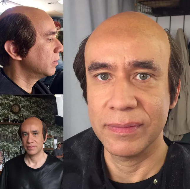 Bald cap application- Portlandia