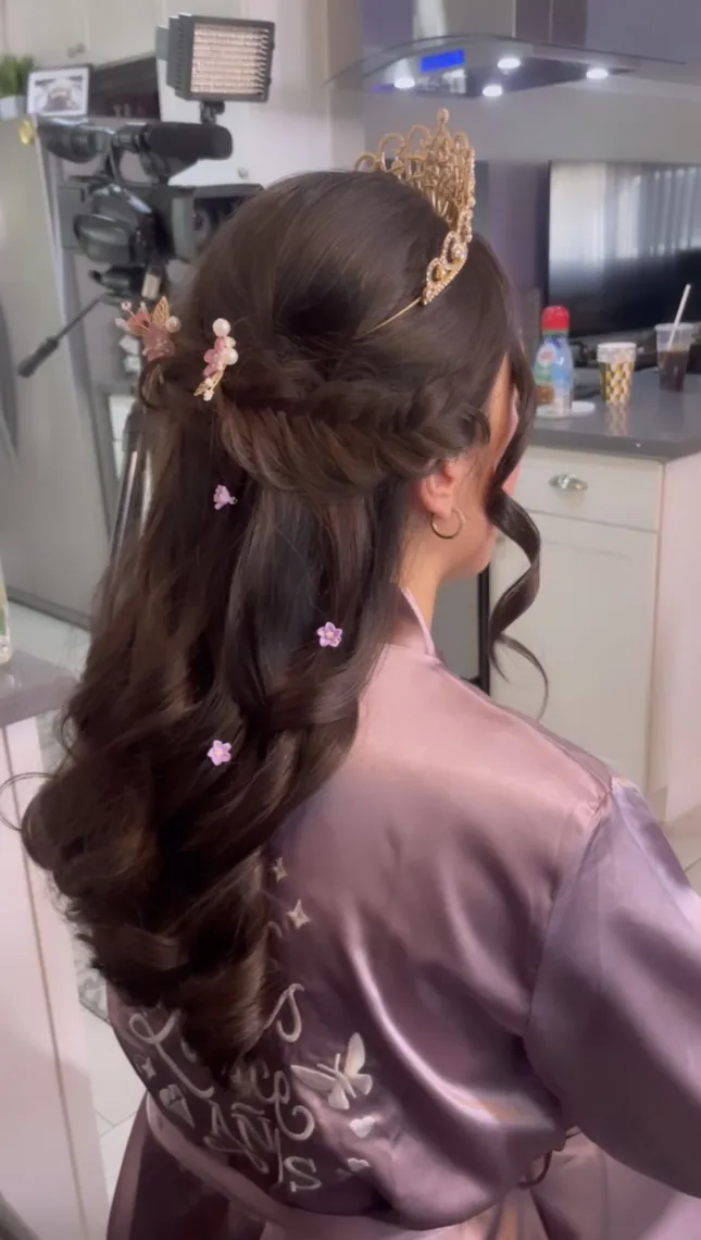 Special event hairstyling