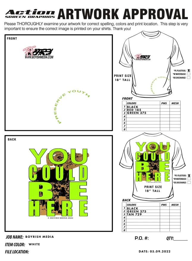 Boyish Year 3 MERCH