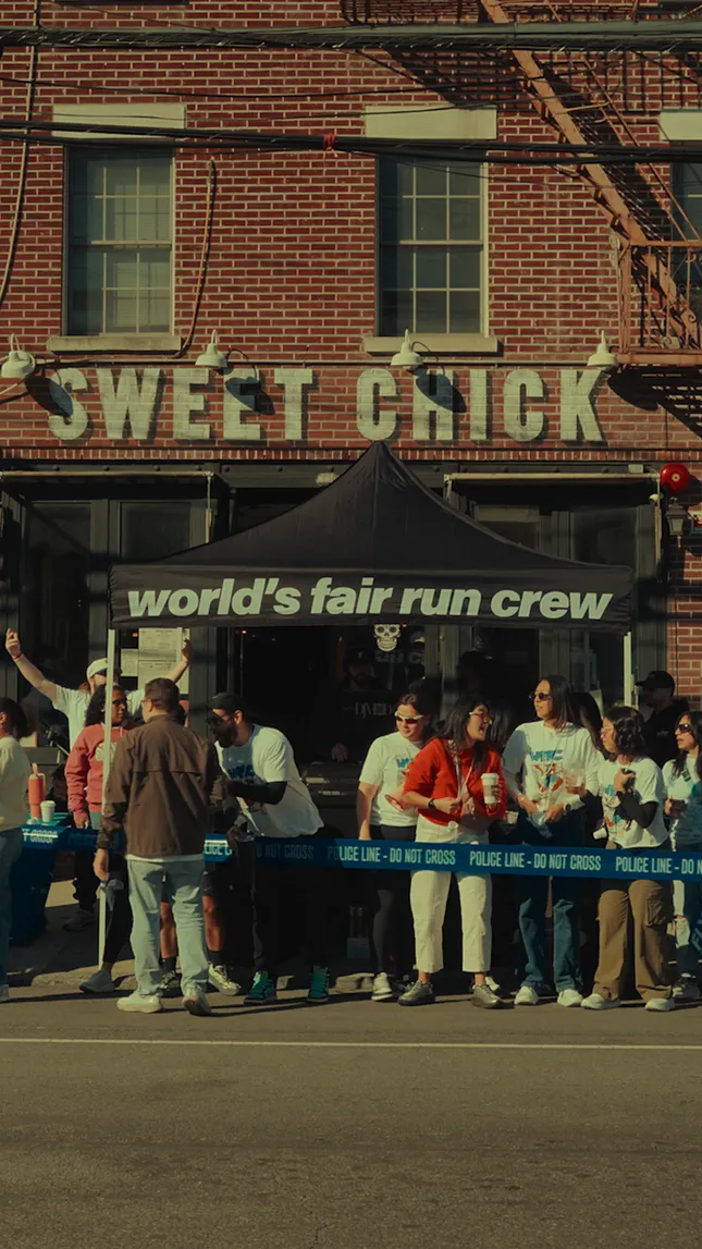 Hoka x Worlds Fair Run Crew NYC marathon
