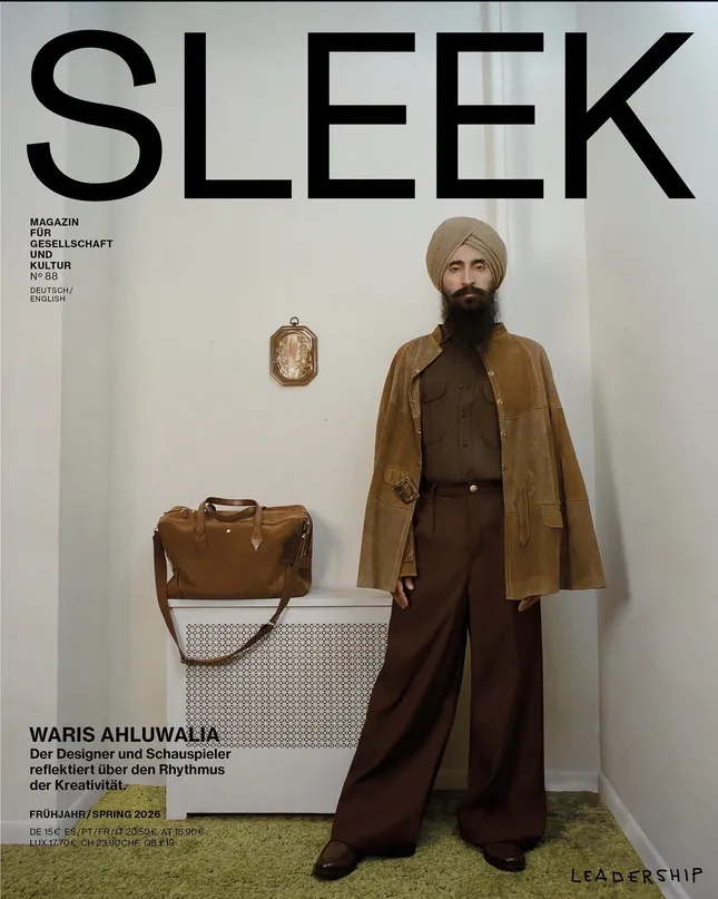 Waris ahluwalia for sleek magazine cover