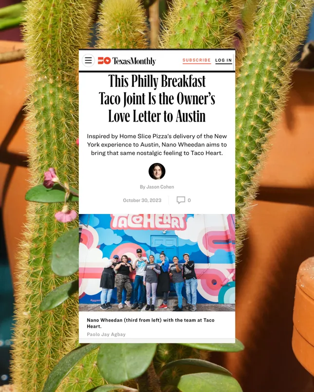 Food Editorial - Texas Monthly