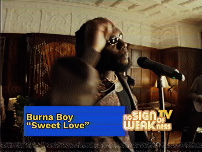 Burna Boy “Sweet Love” promo