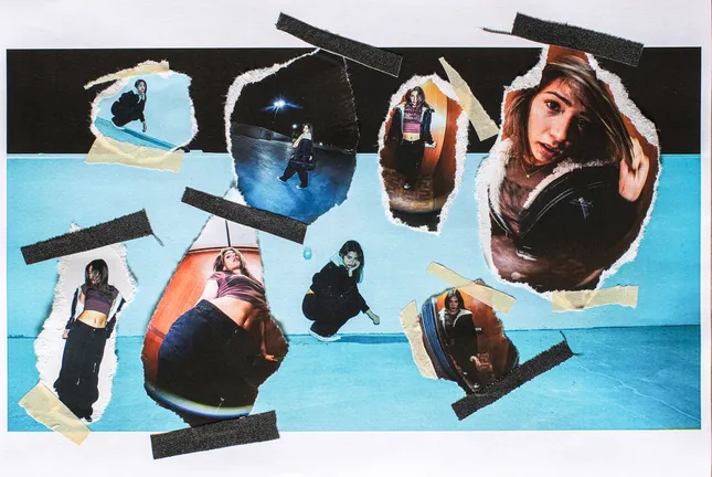 Mixed media photoshoot