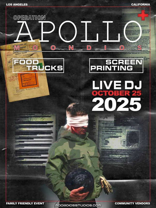 Operation Apollo Moondios Event Pop Up Poster