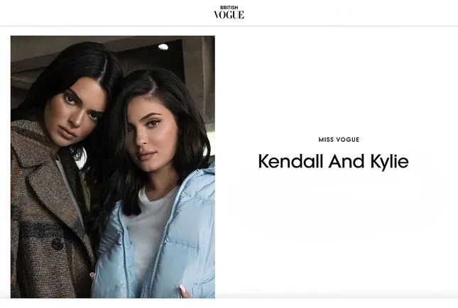 British Vogue Kendall & Kylie