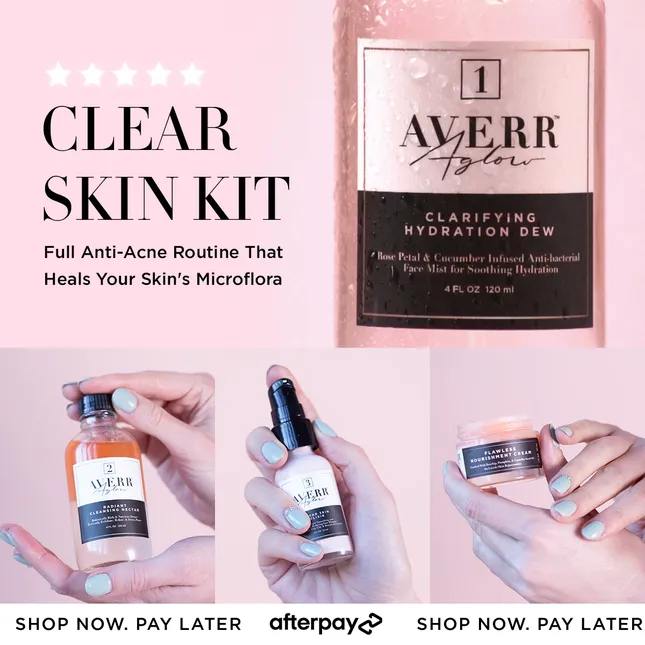 Creatives for Averr Aglow Skincare