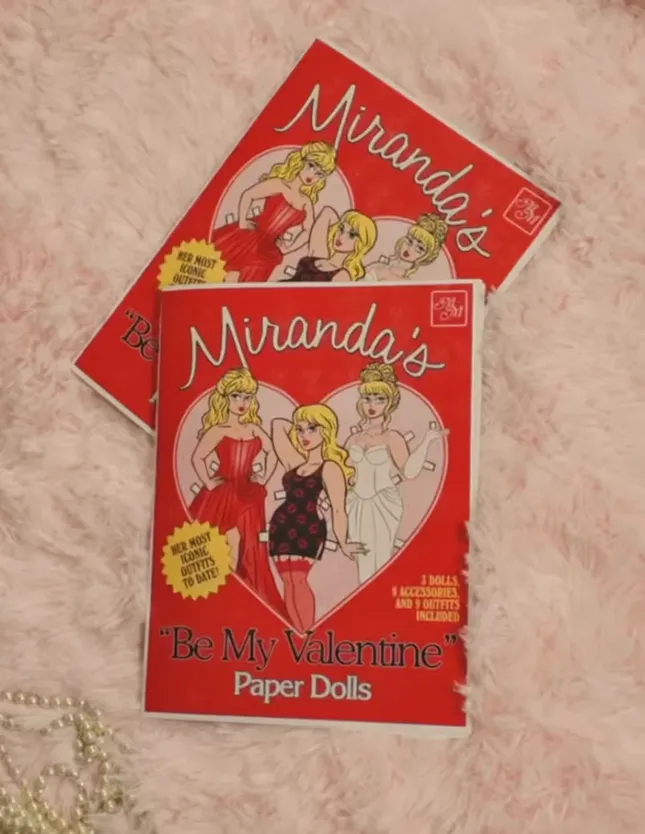 Miranda’s “Be My Valentine” Paper Dolls