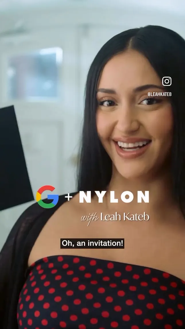 Google x NYLON feat. Leah Kateb