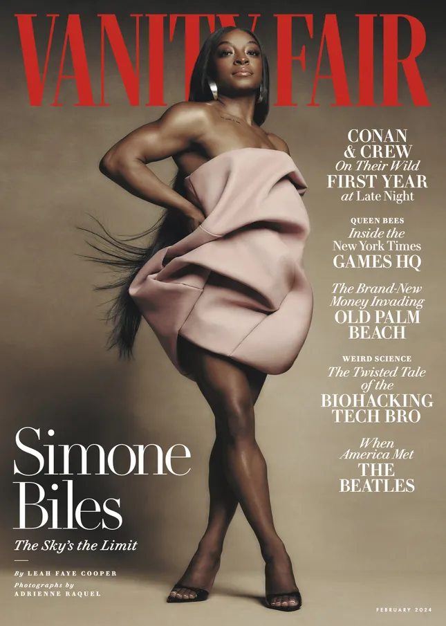 Simone Biles for Vanity Fair: Feb 2024