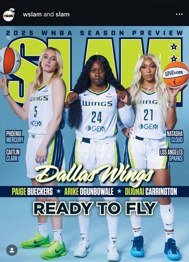 SLAM DIGITAL COVER - WNBA Dallas Wings