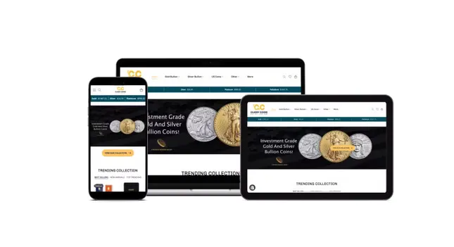 Antique Coin Shopify Site