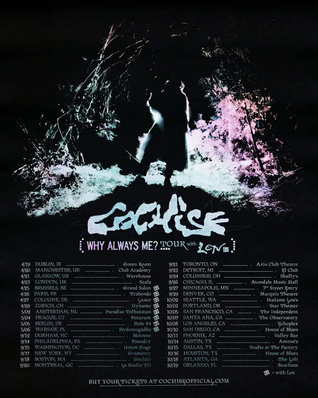 Cochise World Tour Poster