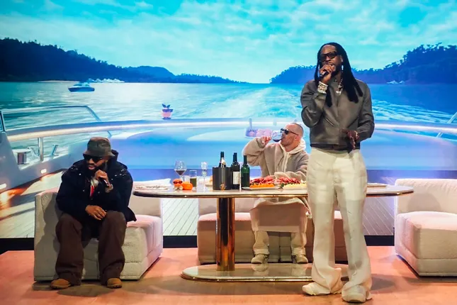 Larry June, 2 Chainz & The Alchemist on The Tonight Show