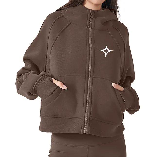 Cropped Zip Up Jacket For Gawner Brand