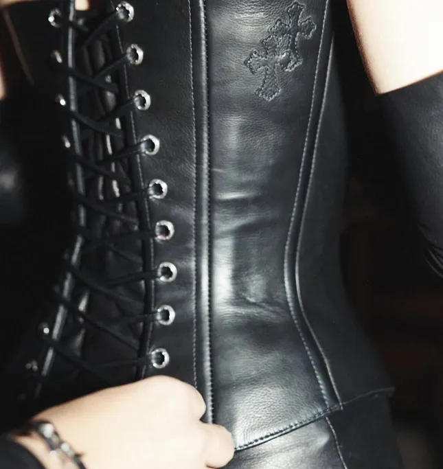 Ariana Greenblatt x Custom Chrome Hearts