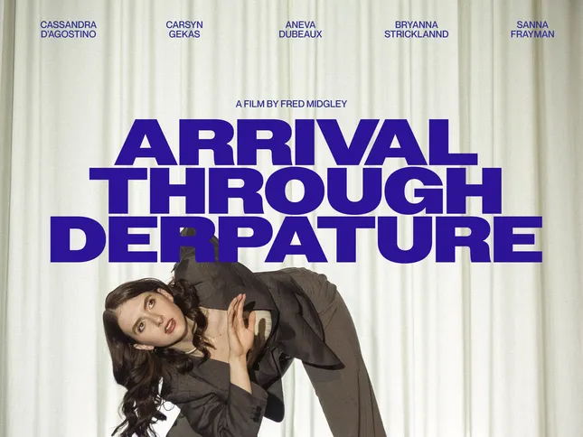 "Arrival Through Departure" Title Poster