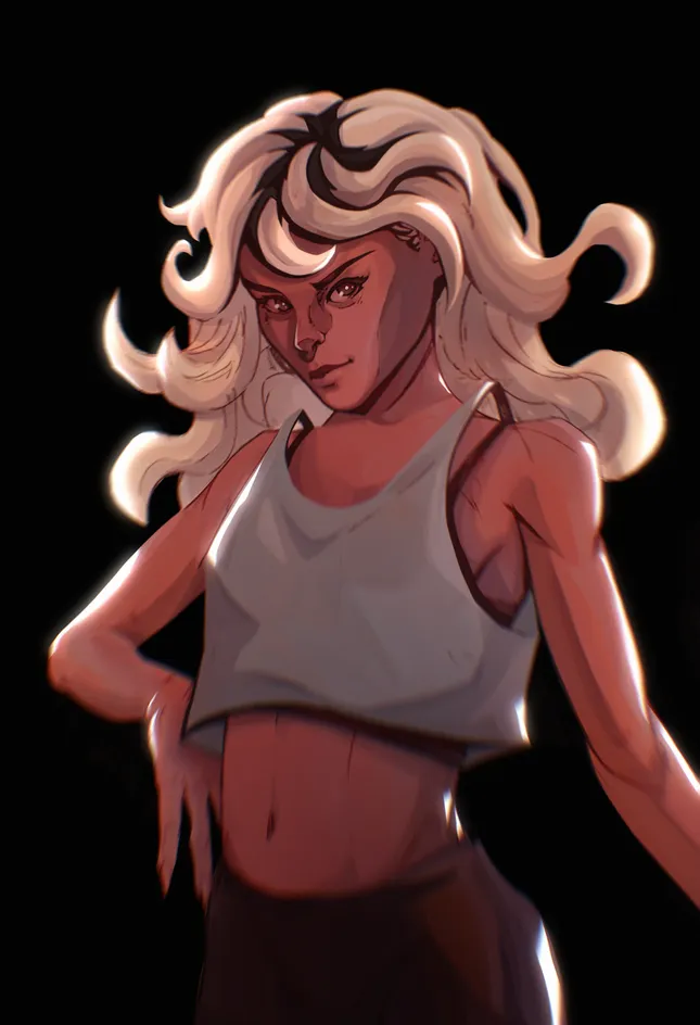 this one started as me fighting an art block