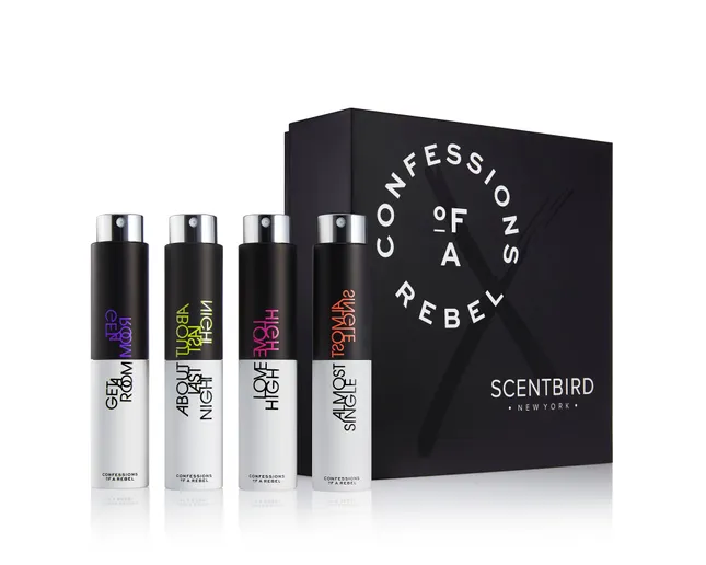 Scentbird // Confessions of a Rebel collection e-commerce photography