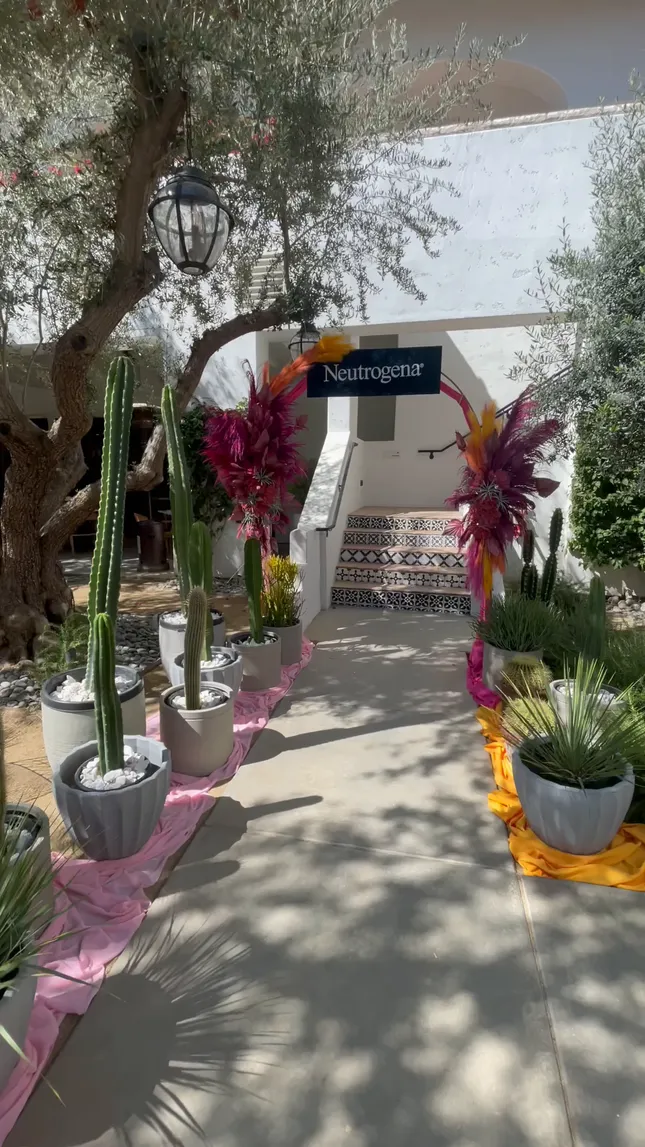 Neutrogena welcoming party for guests at Coachella