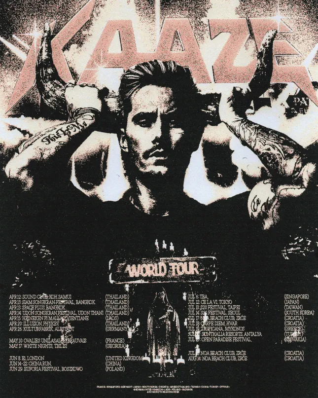 Kaaze Tour Poster