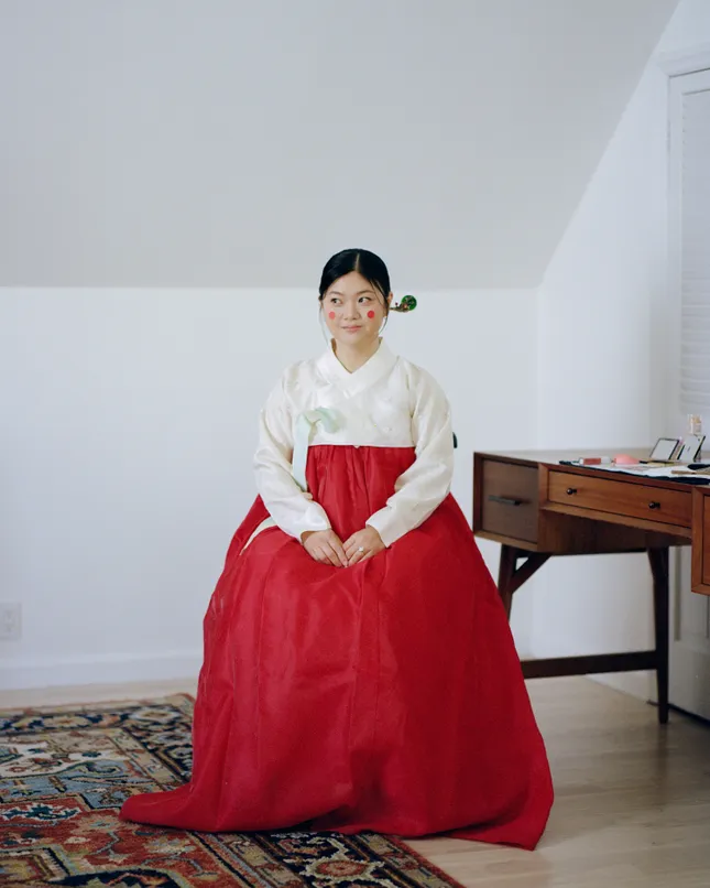 Traditional Korean Bridal Makeup for Vogue