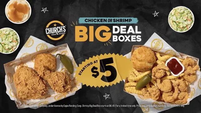 Church’s Chicken Big Deal Boxes