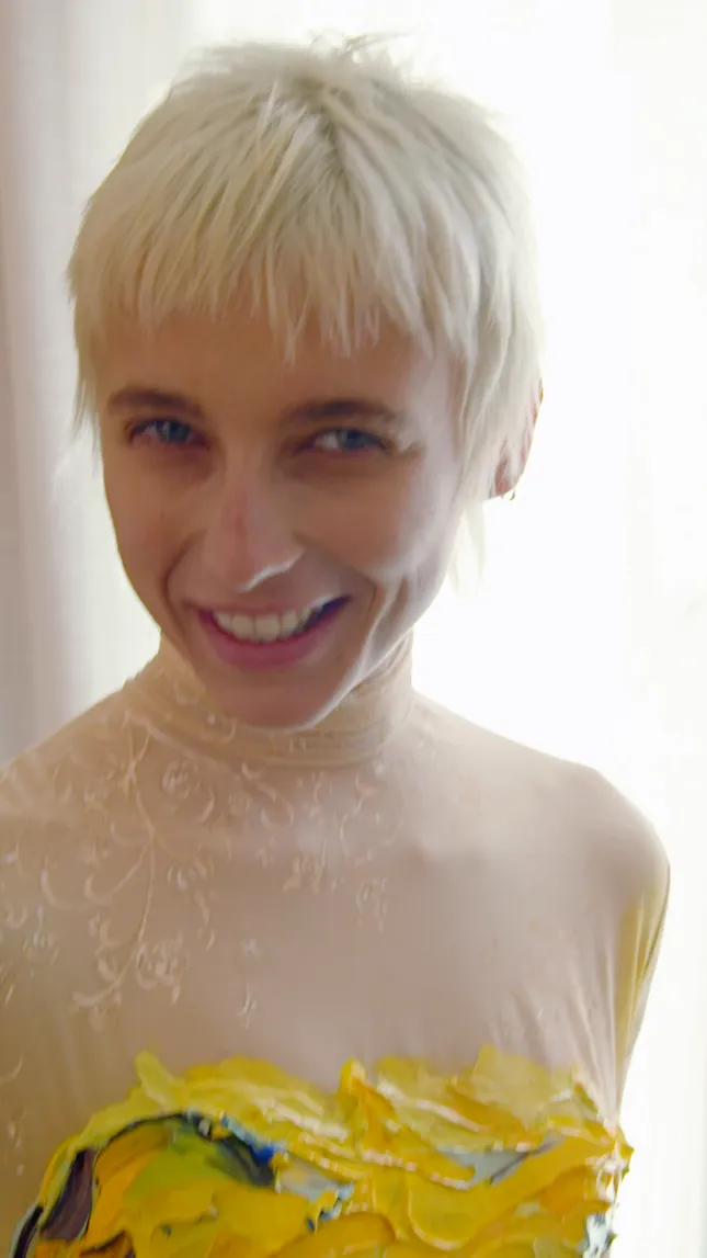 Emma Chamberlain for Vogue: Met Gala fitting