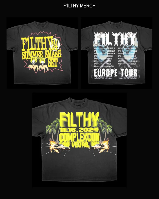 Merch Design & Creative Direction for Playboi Carti producer - F1LTHY