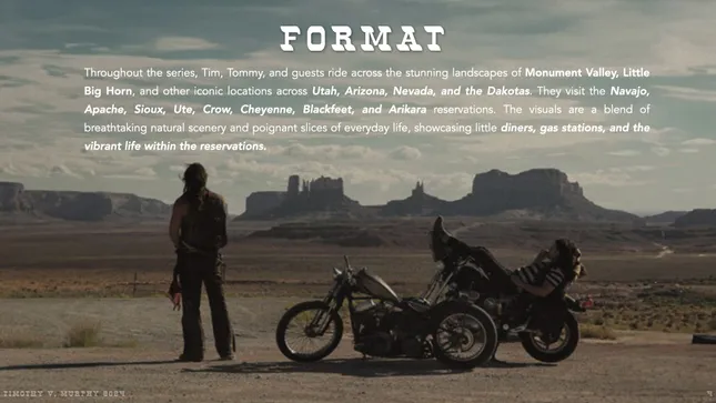 "Riding the Reservations" | Docuseries Pitch Deck