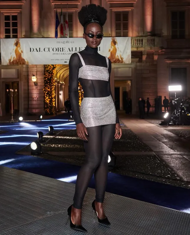 Lupita Nyong’o x Dolce and Gabbana Show