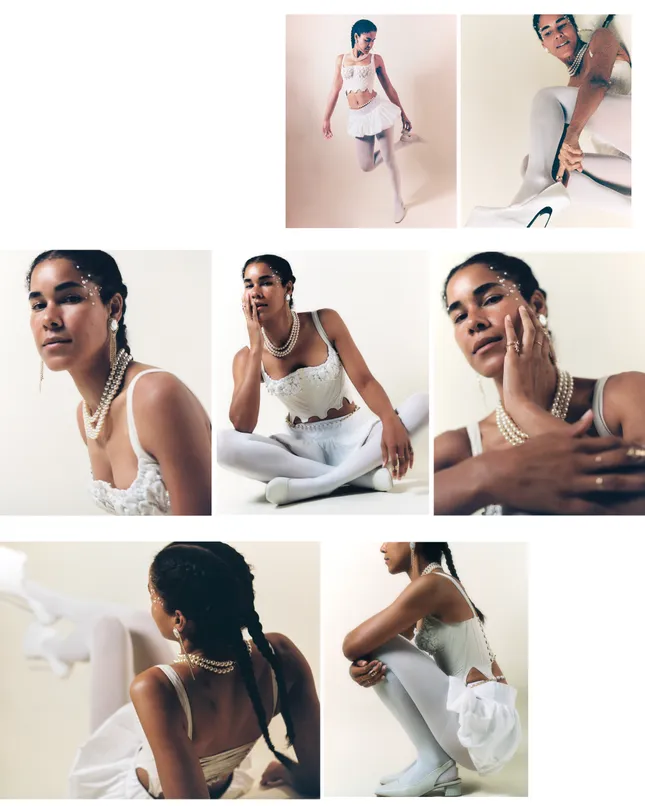 Malia in her studio