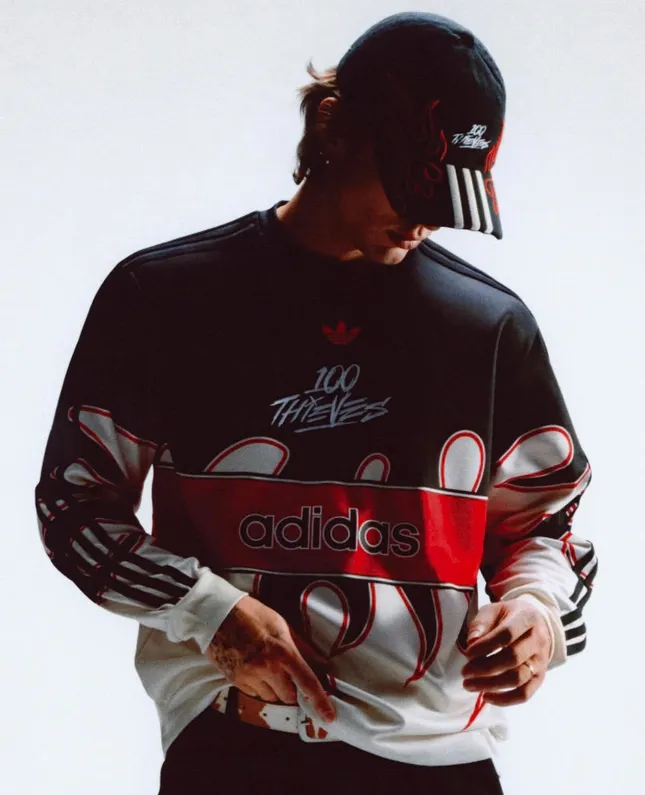 Drop Player 2 Adidas Original x 100 Thieves collab campaign