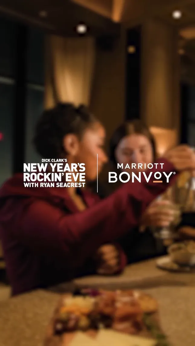 Dick Clark’s New Year Rockin Eve x Marriott Bonvoy