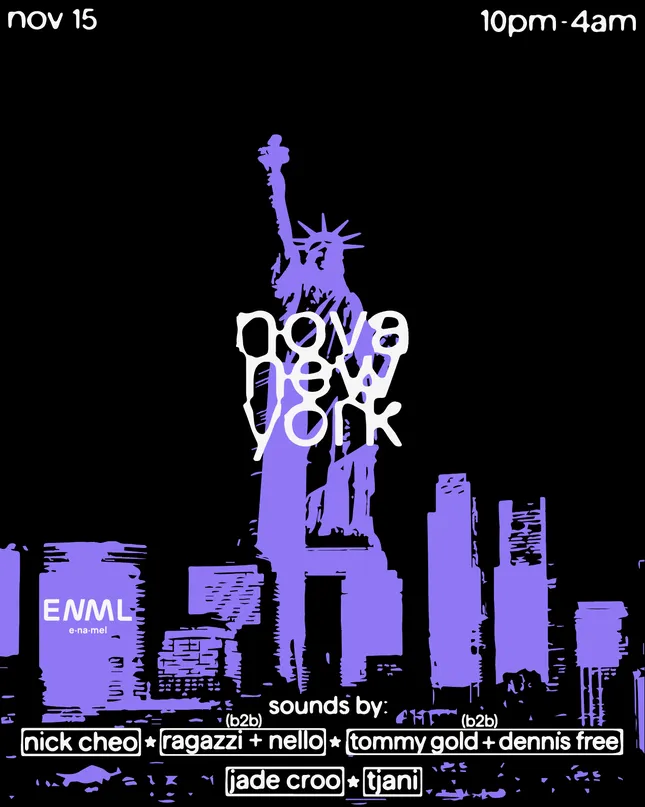Nova New York Party Flyer