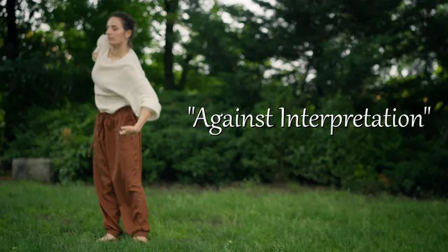 Against Interpretation