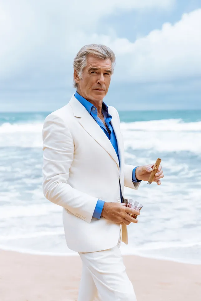 Pierce Brosnan for Cigar and Spirits magazine