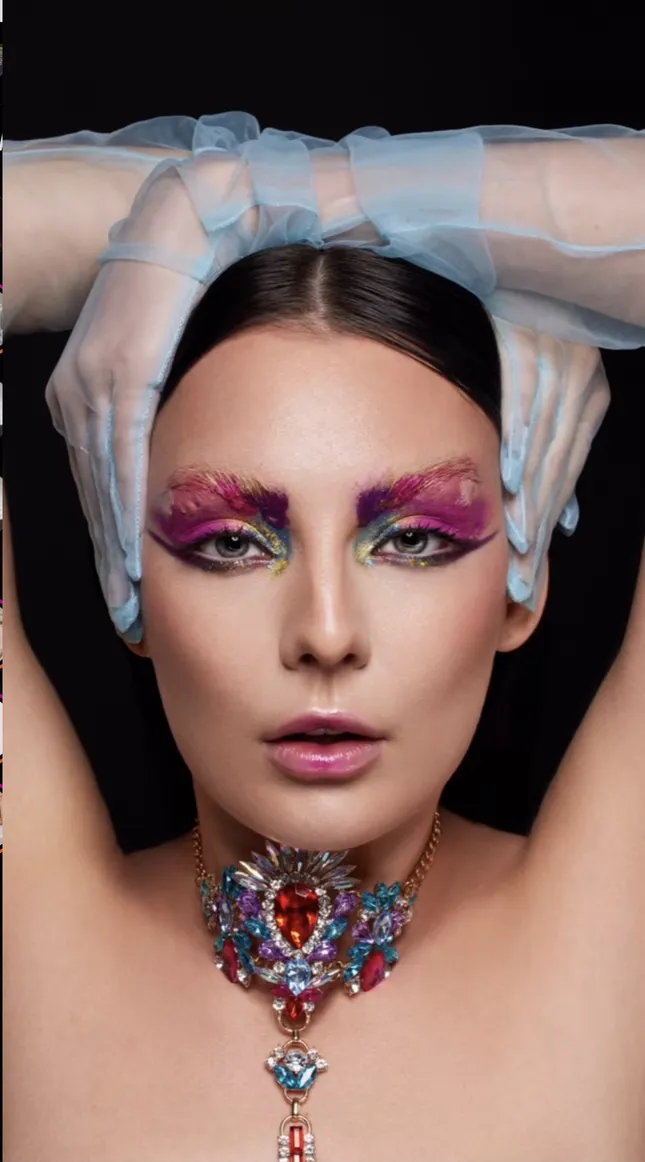 Makeup artist for creative test shoots