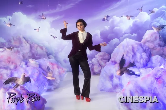 Purple Rain Photobooth for Cinespia