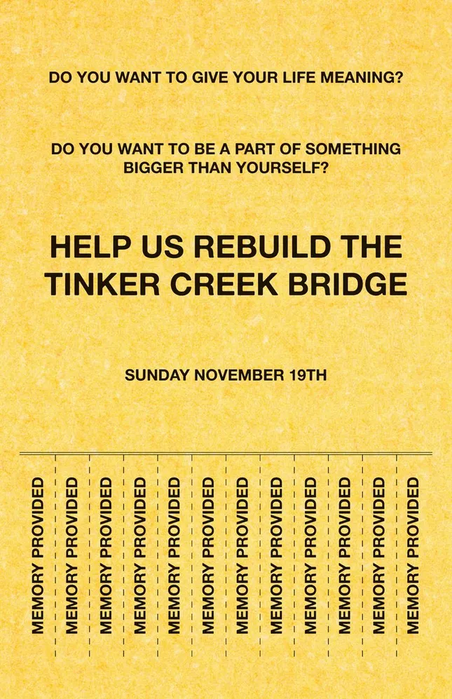 Tinker Creek Prop Poster